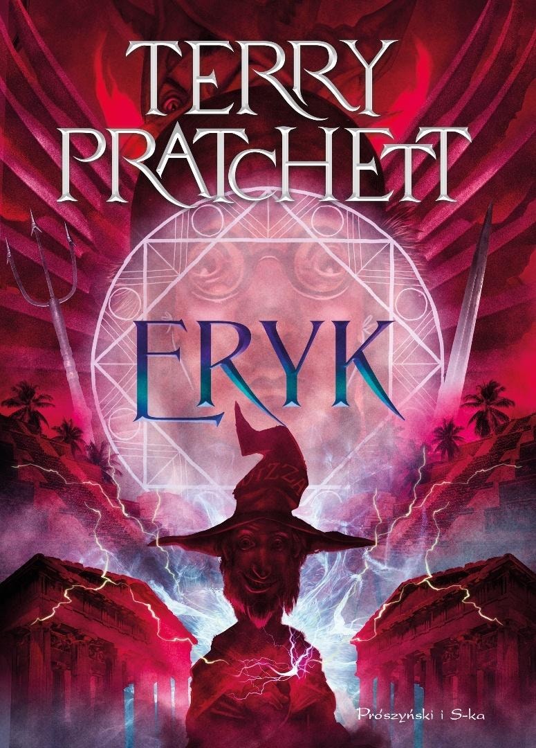 Terry Pratchett Eryk. Discworld - captivating fantasy novel