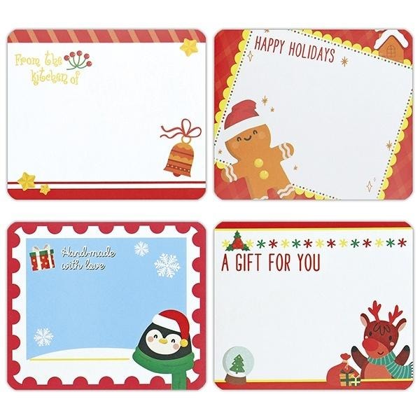 Titanum Self-adhesive Christmas labels 70x60 mm - 32 pieces