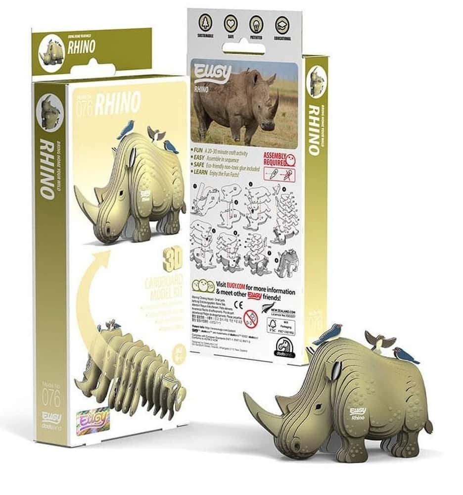 Eugy Bear - Eco 3D Puzzle made of cardboard - perfect gift