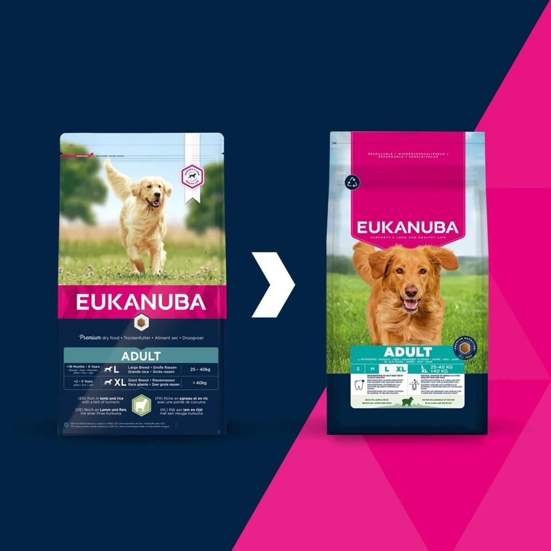 Eukanuba Adult Large Breed Lamb & Rice - food for large dog breeds