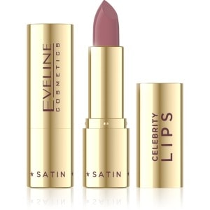 Eveline Celebrity Satin Lipstick No. 600 - velvety smoothness and intense color