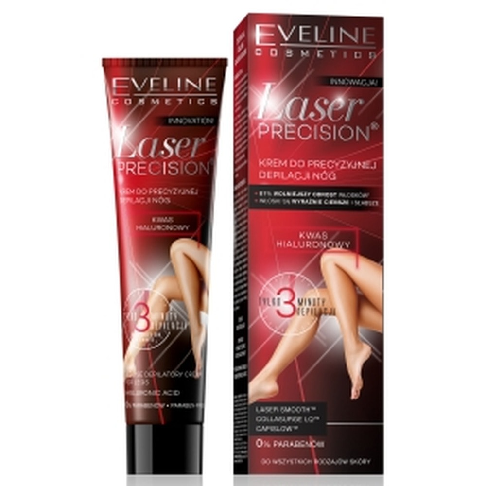 Eveline Cosmetics Laser Precision - Hair removal cream for legs, long-lasting smoothness
