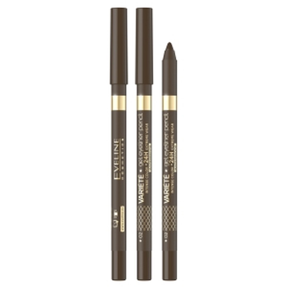 Eveline Cosmetics Varieté - Gel eyeliner brown for long-lasting makeup