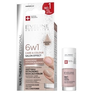 Eveline Nail Conditioner 6in1 Care & Colour Shimmering Nude