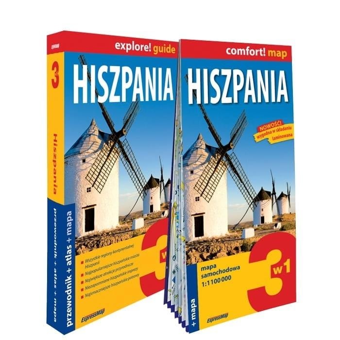 ExpressMap Explore!guide Spain 3in1: guide + atlas