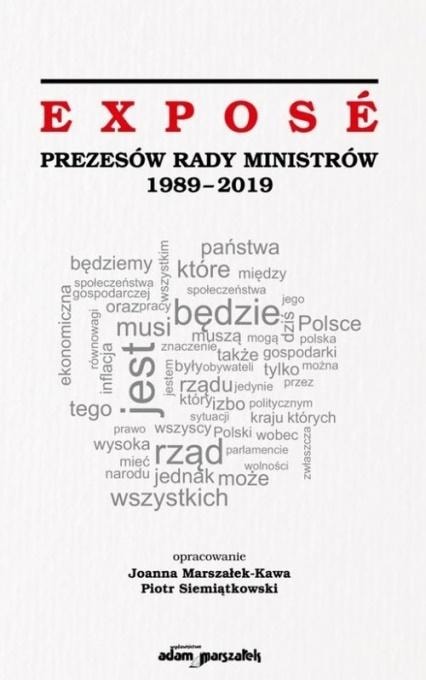 Adam Marszałek - Expose of Prime Ministers 1989-2019 - must-read