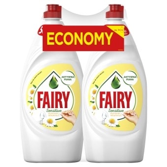 Fairy Dish Soap Chamomile - gentle on the skin 2 x 900 ml