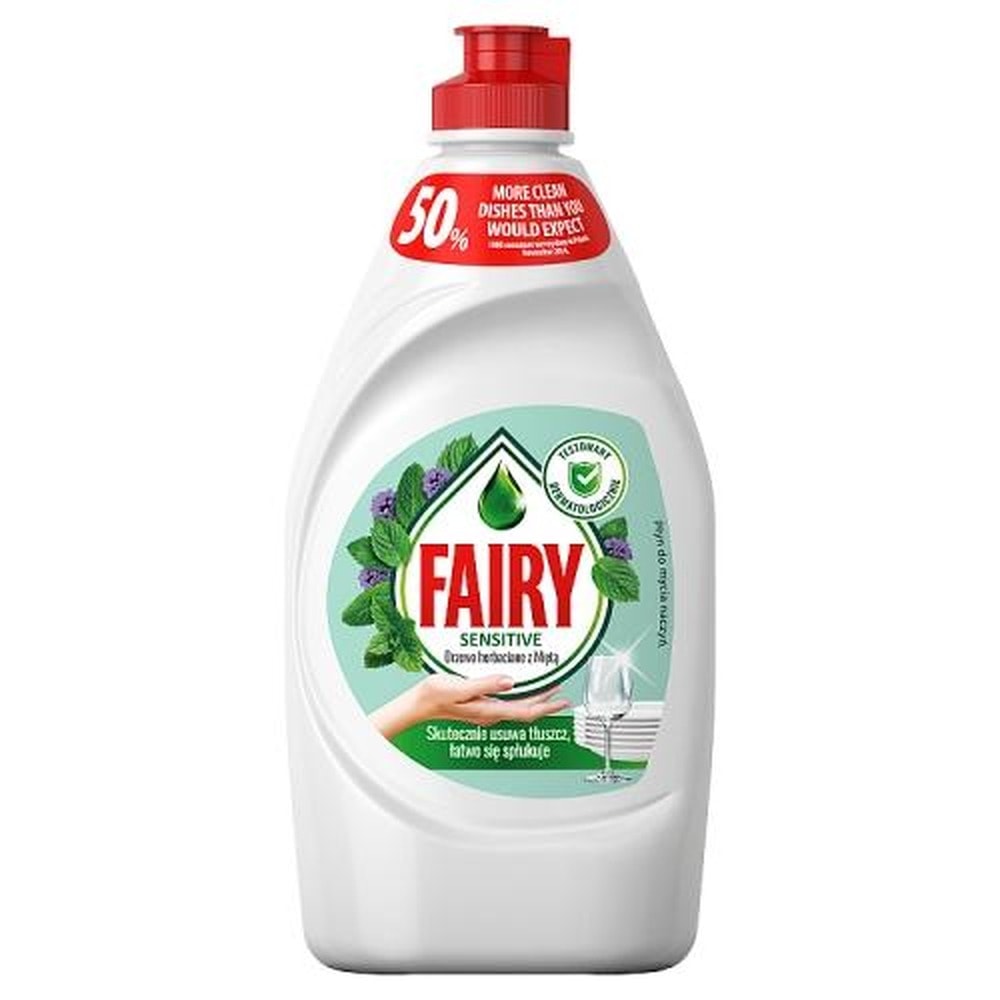 Fairy Sensitive Mint - Dishwashing Liquid 450ml for sensitive skin