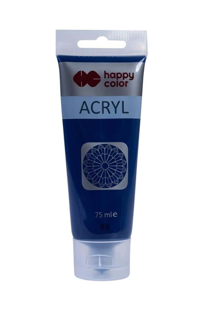 Happy Color Acrylic Paint Navy Blue 75 ml - perfect for DIY projects
