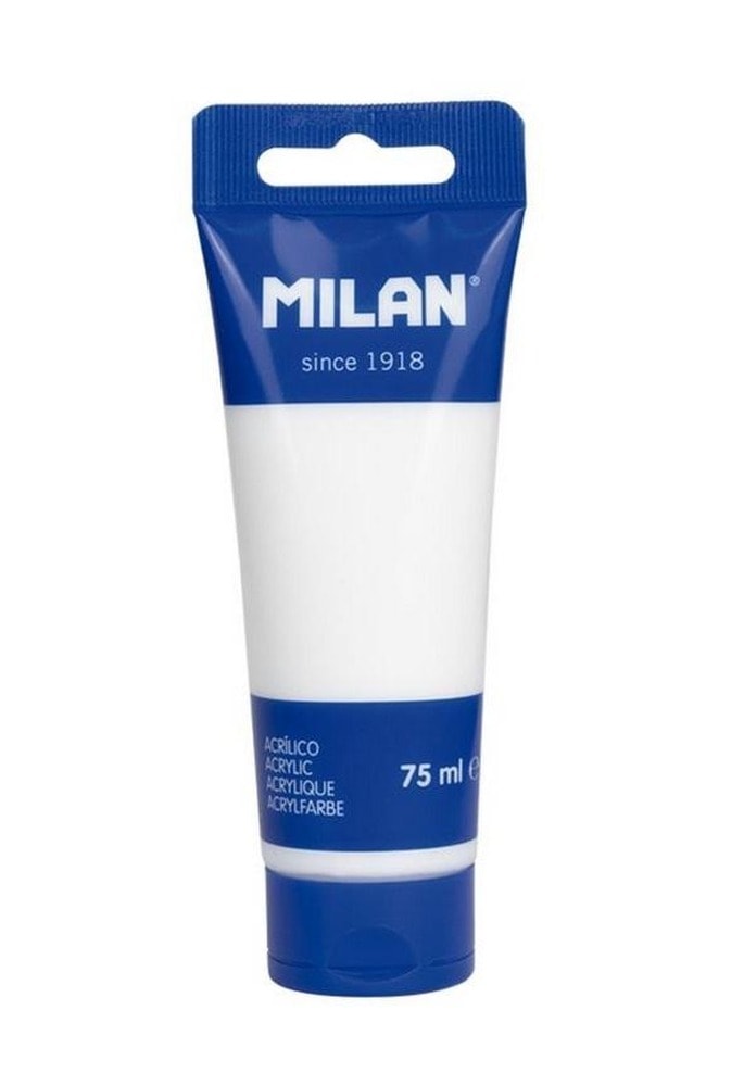 MILAN Acrylic paint arctic white 75 ml - ideal for your projects
