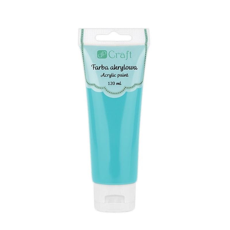Turquoise acrylic paint 120 ml - ideal for creative projects