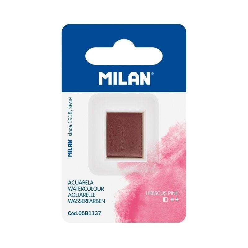 MILAN Watercolor Paint Cube - Hibiscus Rose for Artists