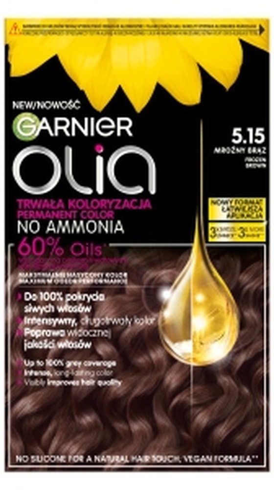Garnier Olia 5.15 Icy Brown - Hair color with oils