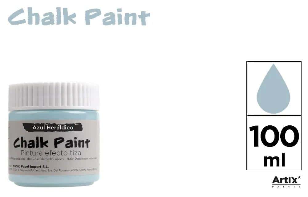 Artix Chalk paint dusty mint 100 ml - set of 6 ideal for decoupage