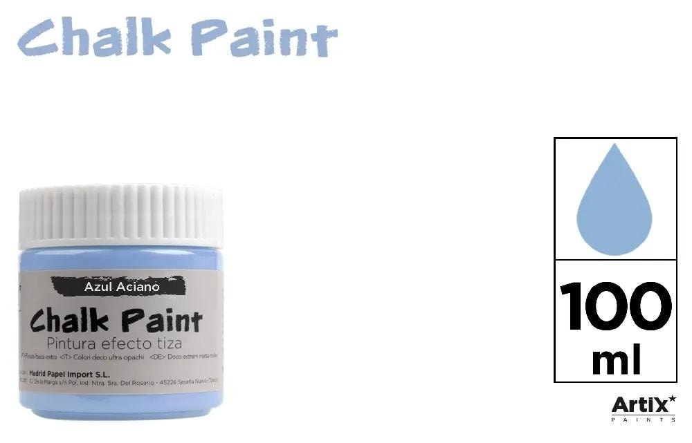 ARTIX Chalk paint 100ml muted sea blue (6pcs) - perfect for DIY