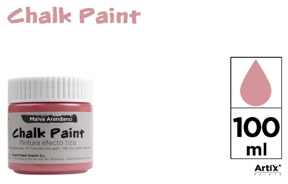 Artix Chalk Paint 100ml Dusty Rose (6pcs) - Perfect for Decorations