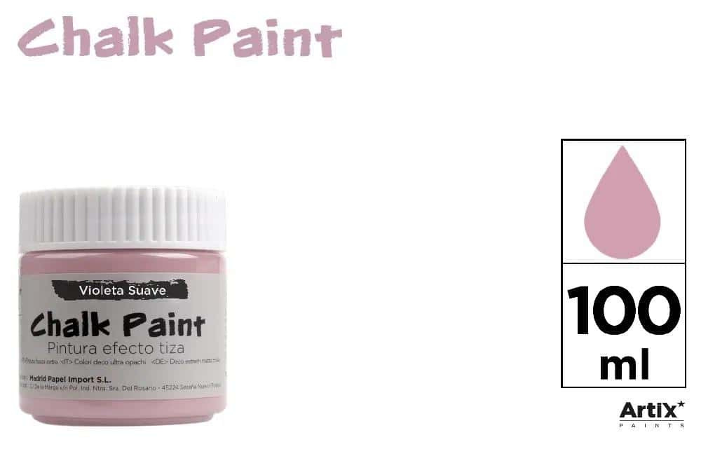 Artix Chalk paint rustic beige 100 ml (6 pieces) - ideal for DIY
