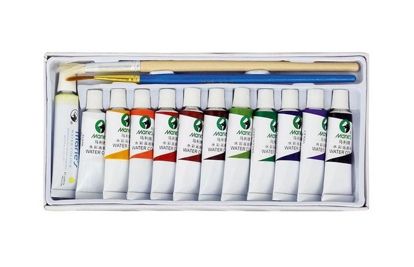 Maries Watercolor Paints E 1325 - 12 colors for every artist