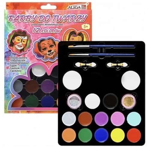Body and face paints - 12 colors of creative fun