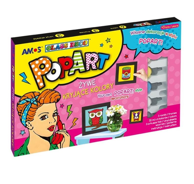 Farby witrażowe AMOS 6 kolorów