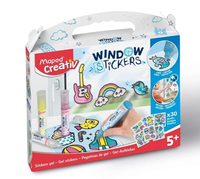 Maped Creativ Stained glass gel paints - create colorful stickers