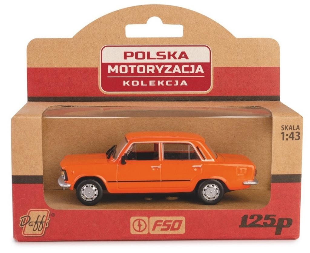 Fiat 125p MR orange - Collector's model of the iconic car