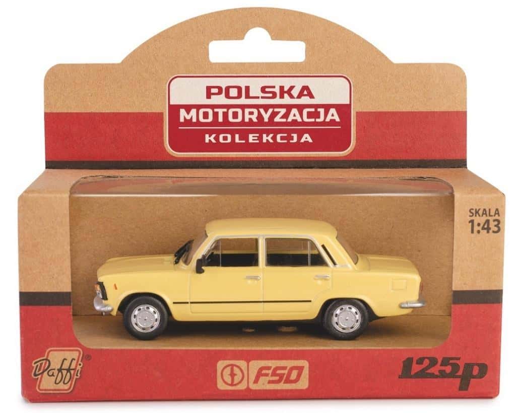 Fiat 125p MR yellow - Iconic collector's model