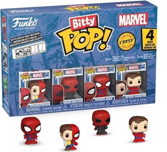 Funko POP Marvel Parker Split 4-pack - Collectible Figures