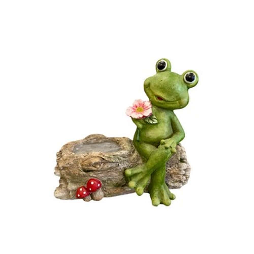 Garden Figurine Frog - ceramic decoration for your garden
