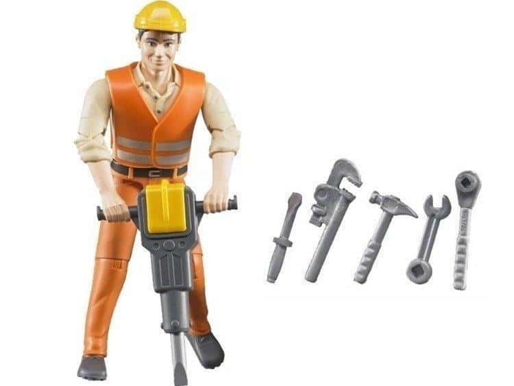 Bruder Worker Figure with Accessories - creative fun for kids