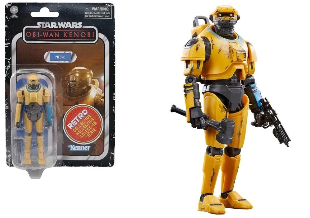 Star Wars Retro Collection NED-B Figure - Utility droid from Obi-Wan Kenobi