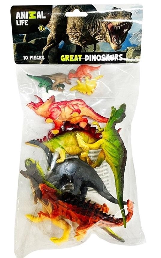 Dinosaur Figures 10pcs - Set for little paleontologist