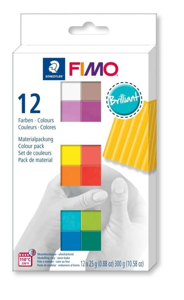 Fimo Soft 12x25g Basic Colors - modeling set