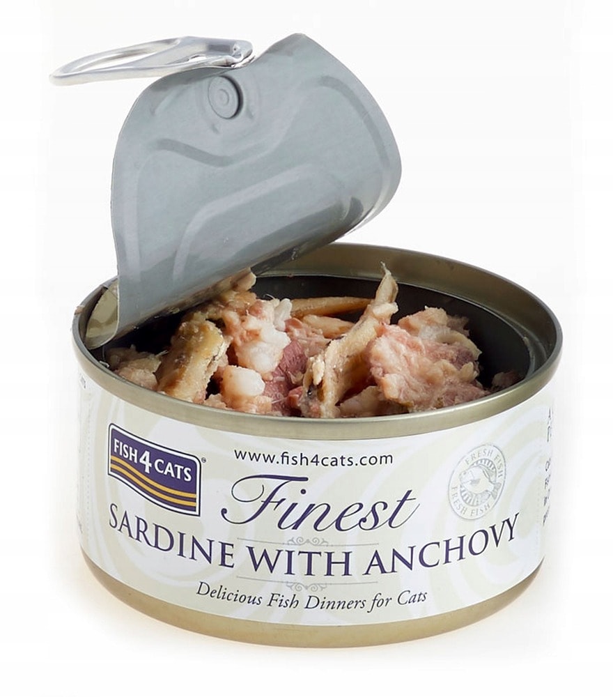 Fish4Cats Finest Sardine with Anchovies - healthy snack for your cat