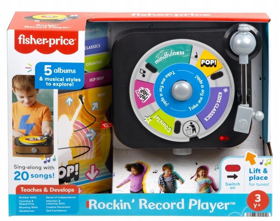 Fisher-Price Gramofon Malucha - educational music toy for children