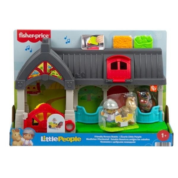 Fisher-Price Little People Friendly Horse Stable - interactive toy for kids