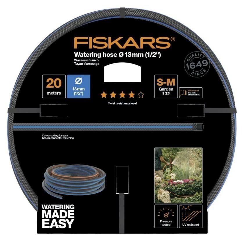 Fiskars Garden Hose 1/2" 20m - reliable in every garden