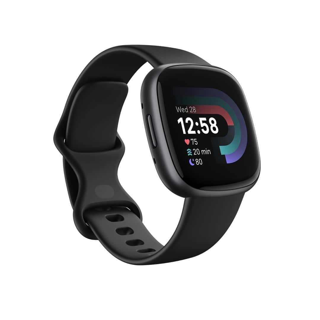 Fitbit Versa 4 Graphite - Smartwatch with GPS and touchscreen for active people