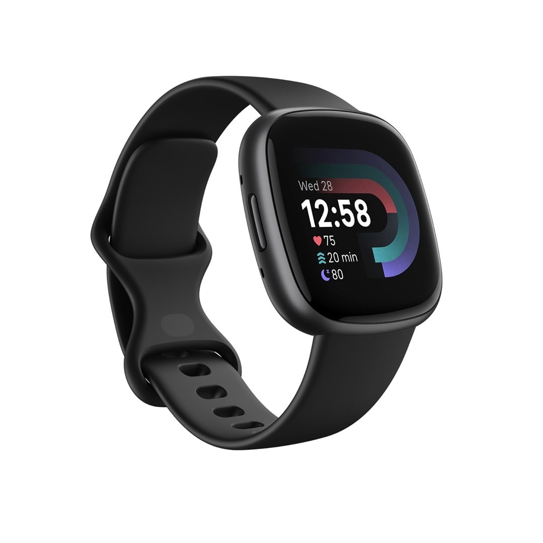Fitbit Versa 4 Graphite - Smartwatch with GPS and touchscreen for active people