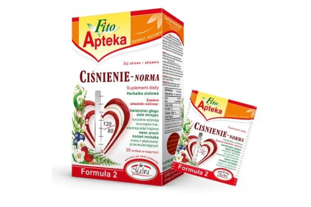 Fito Apteka Herbal tea for blood pressure - 20 bags for a healthy heart