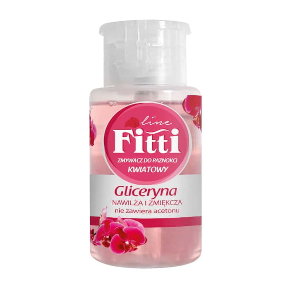 Fitti Nail Polish Remover - Acetone-free with Glycerin for healthy nails