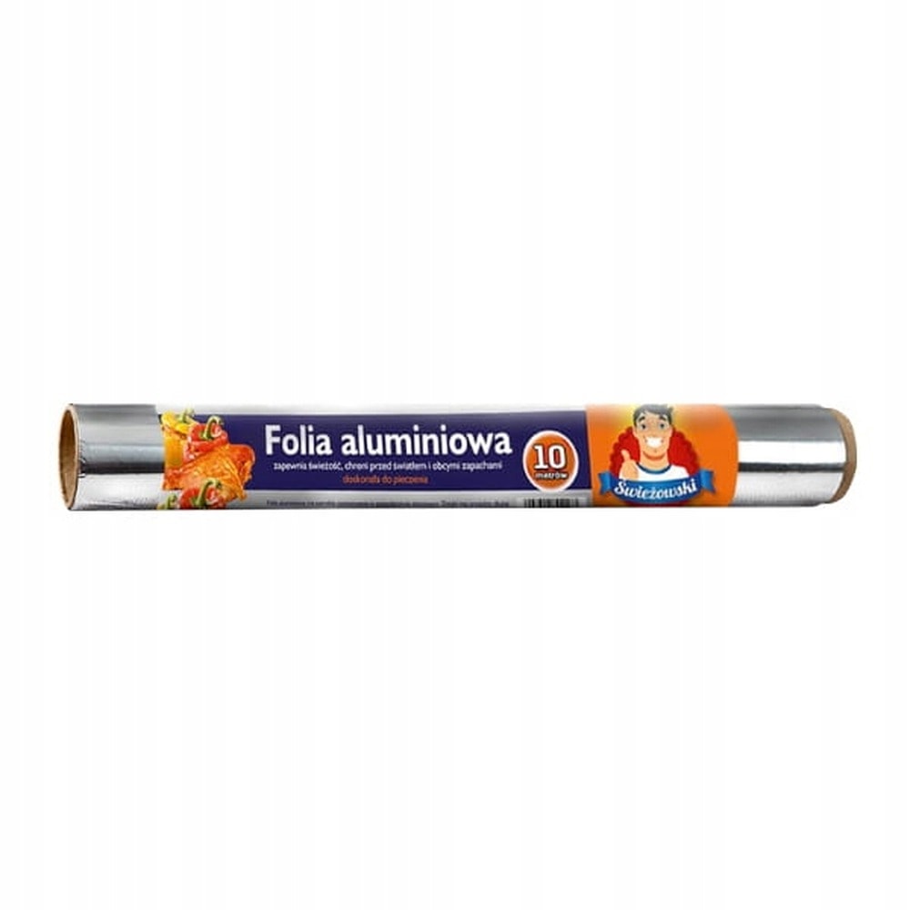 Świeżowski Aluminum Foil 10 m - ideal for baking and storing