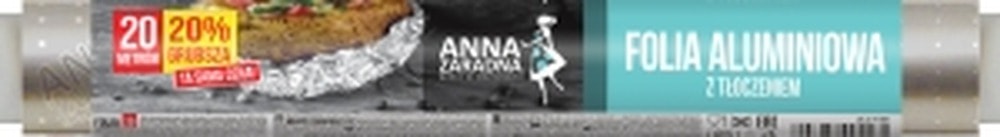Anna Zaradna Aluminum Foil 20m with embossing - reliable in every kitchen
