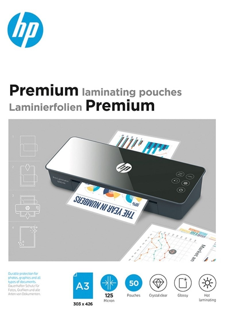 HP Premium Lamination Film A3 - document protection at home and in the office