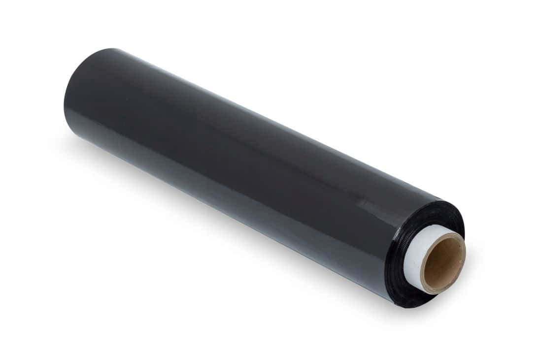 Stretch Film Black - Durable packaging film 23 microns 3 kg