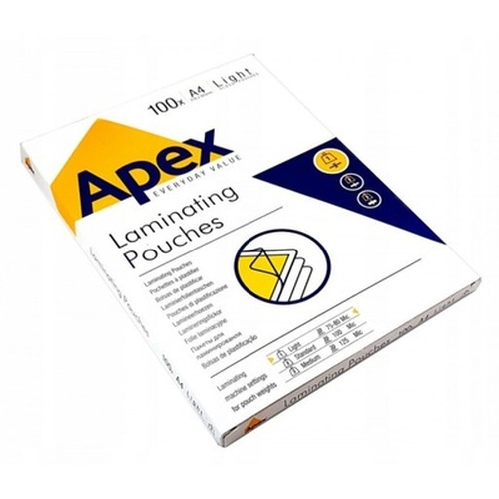 Laminating films A4 Light APE - 100 pieces ideal for document protection