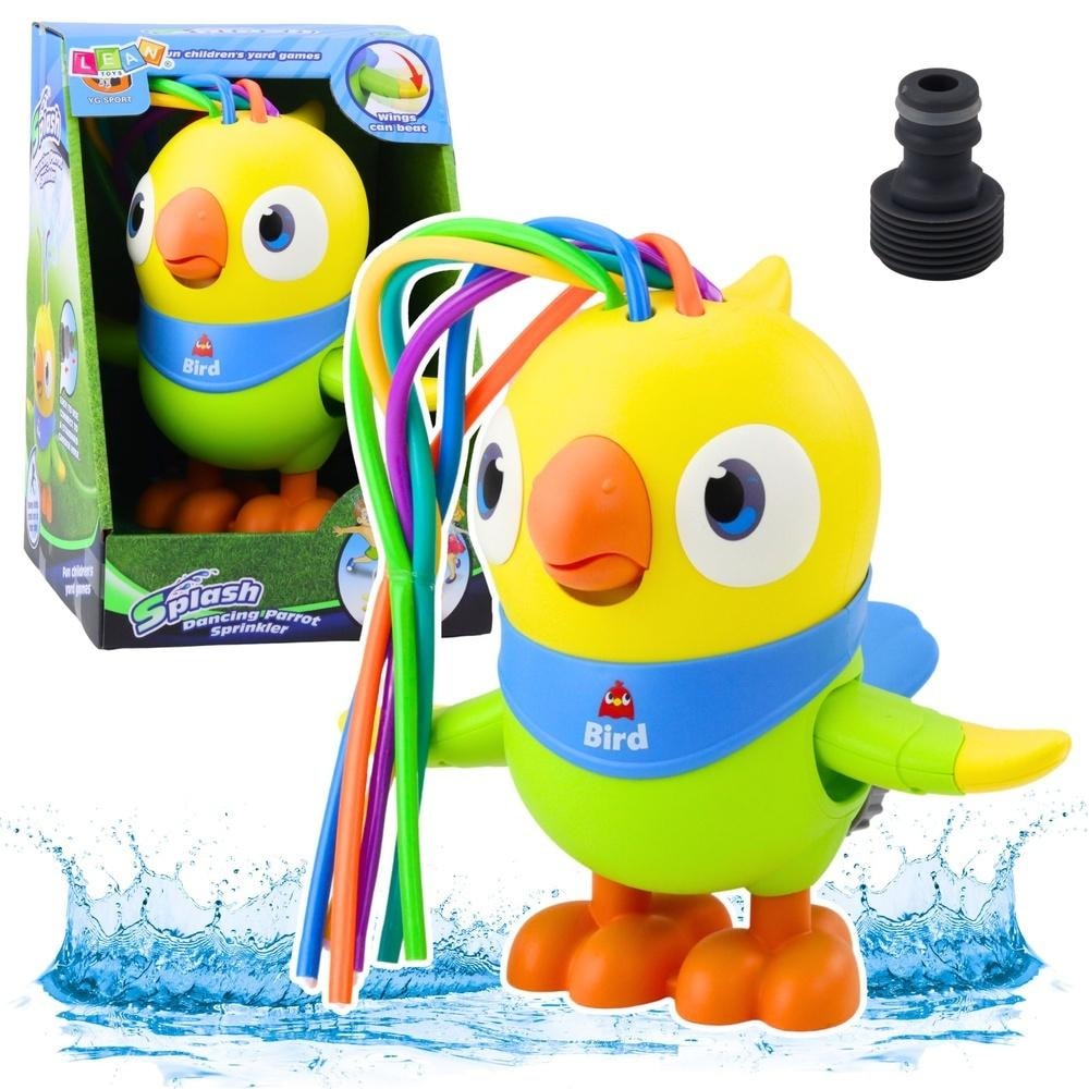 Leantoys Parrot Fountain - Water toy with moving elements