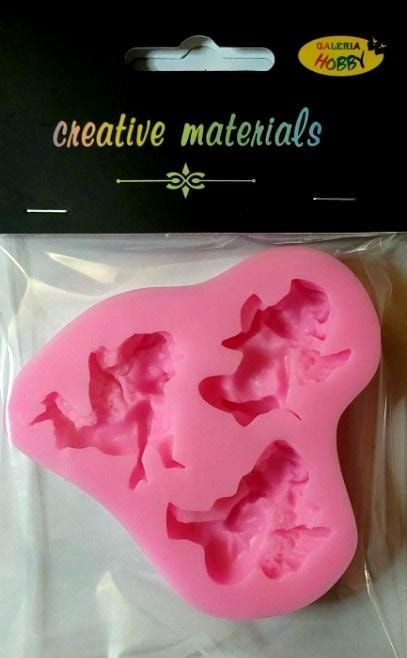 Angels silicone mold - ideal for plaster and modeling clay