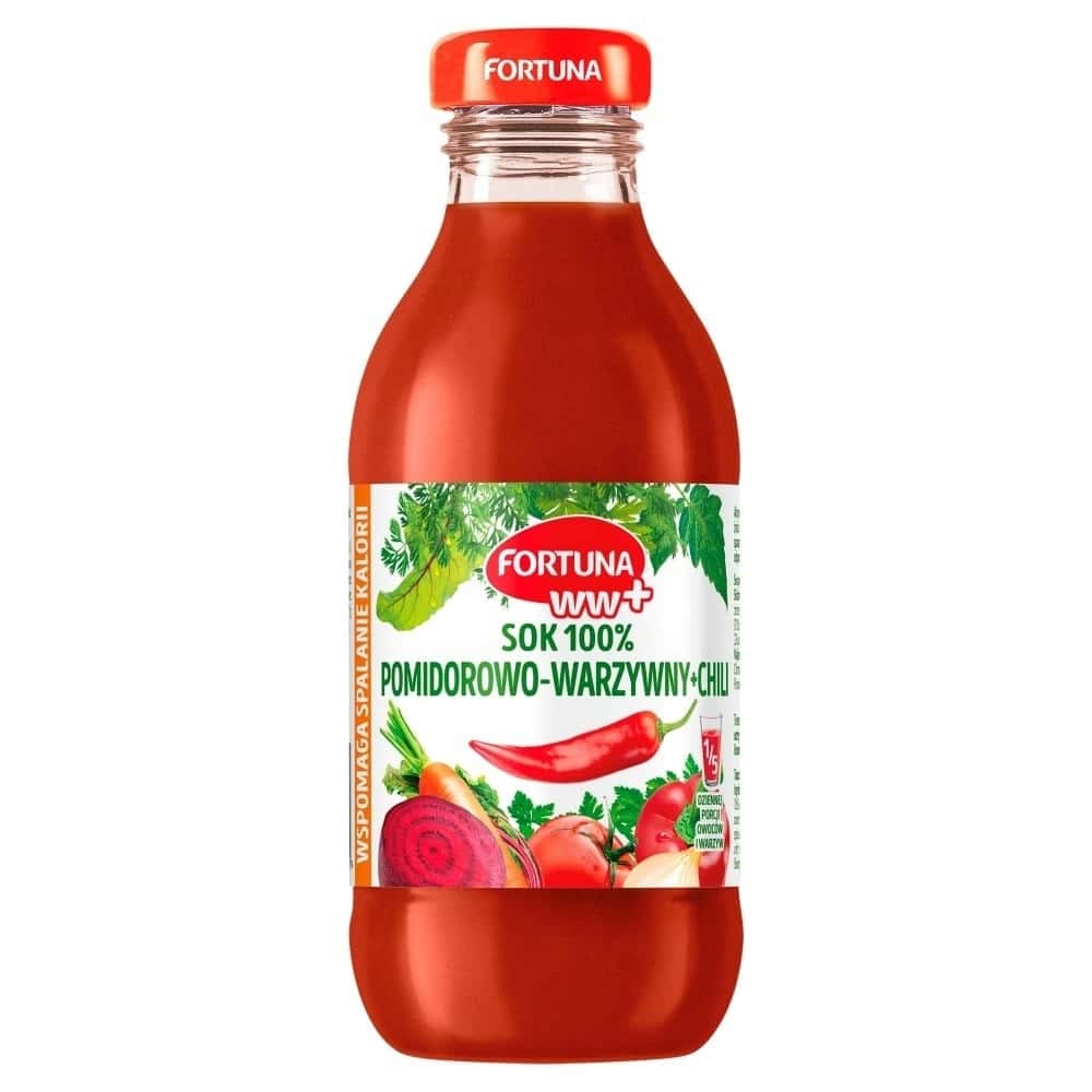 Fortuna Vegetable Juice with Chili 300ml - Spicy and healthy drink