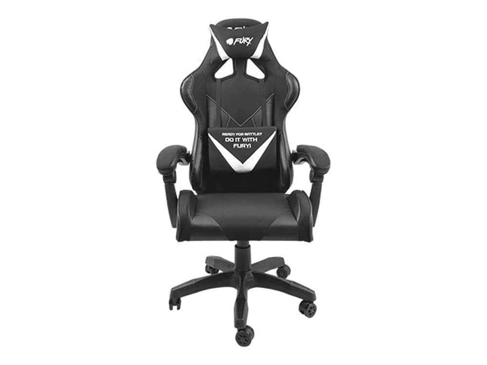 Fury Avenger L - Gaming Chair black and white - comfort and style for gamers